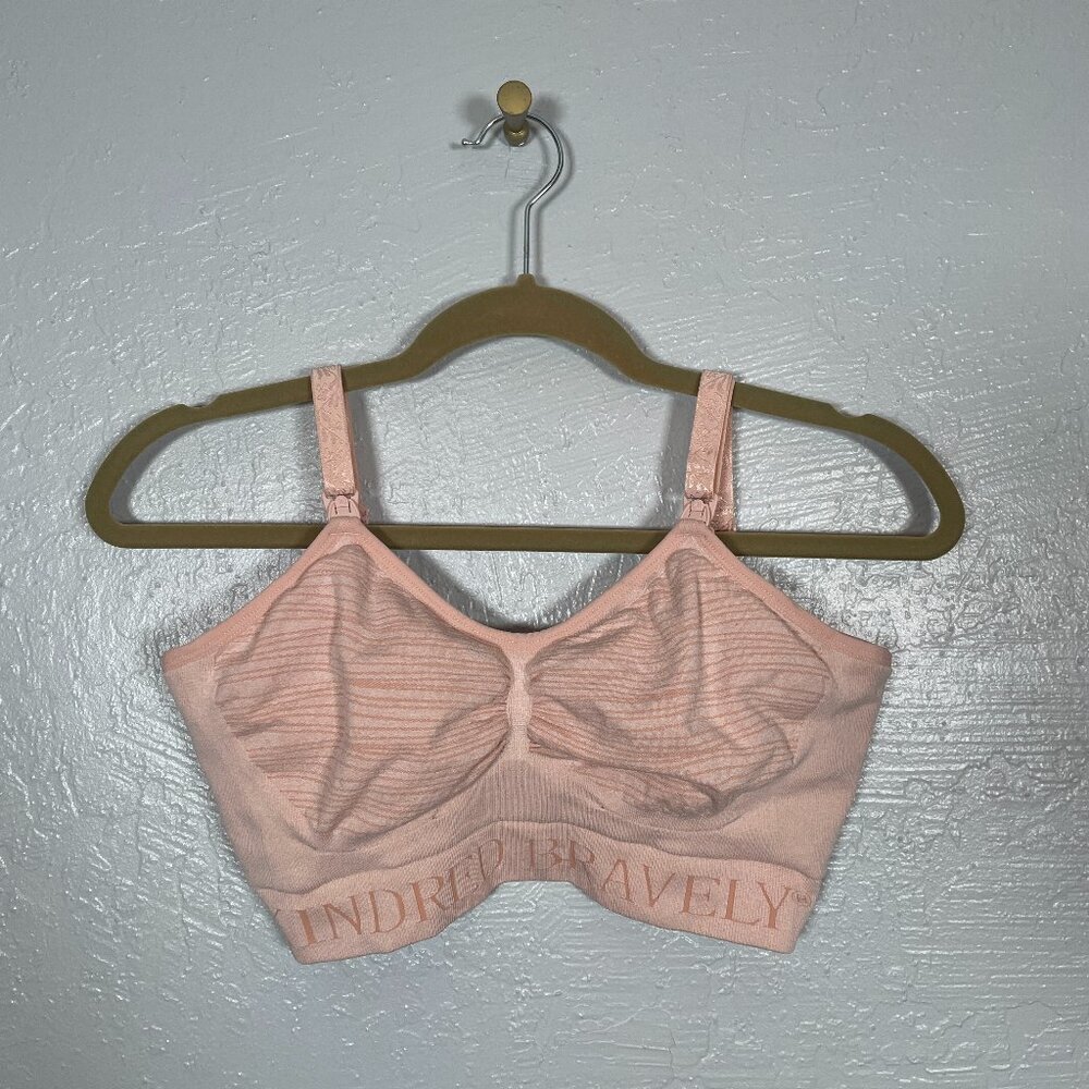 Kindred Bravely Women M Pink Sublime Hands-Free Pumping & Nursing Bra Maternity